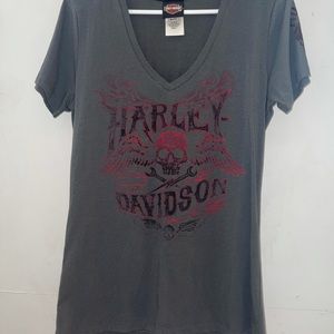 Women's Harley Davidson V-Neck T-Shirt